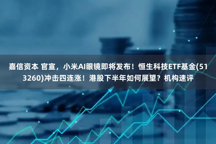 嘉信资本 官宣，小米AI眼镜即将发布！恒生科技ETF基金(513260)冲击四连涨！港股下半年如何展望？机构速评