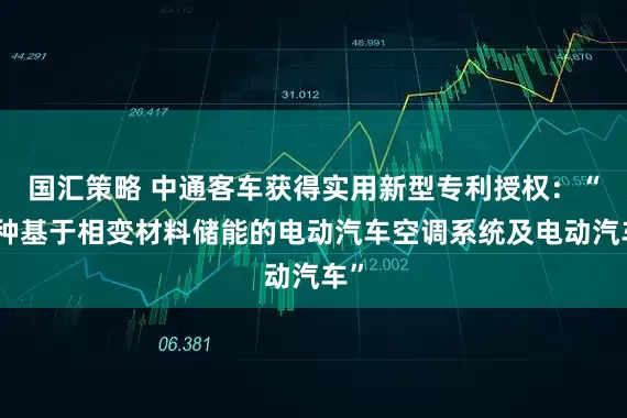 国汇策略 中通客车获得实用新型专利授权：“一种基于相变材料储能的电动汽车空调系统及电动汽车”