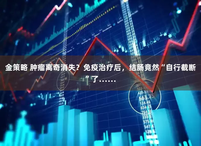 金策略 肿瘤离奇消失？免疫治疗后，结肠竟然“自行截断”了……