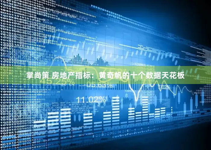掌尚策 房地产指标：黄奇帆的十个数据天花板