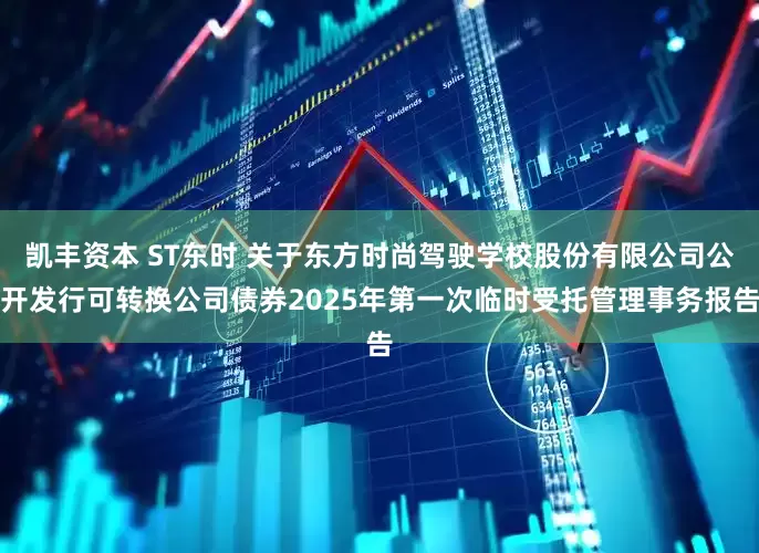 凯丰资本 ST东时 关于东方时尚驾驶学校股份有限公司公开发行可转换公司债券2025年第一次临时受托管理事务报告